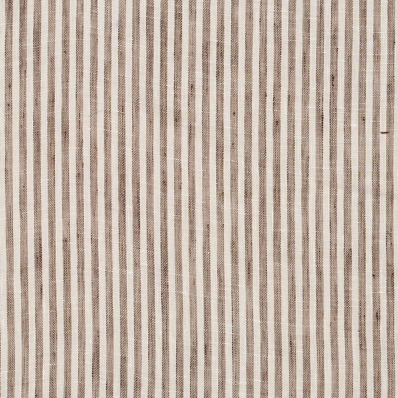 Schumacher Fabric 81321 Tori Stripe Sheer Brown