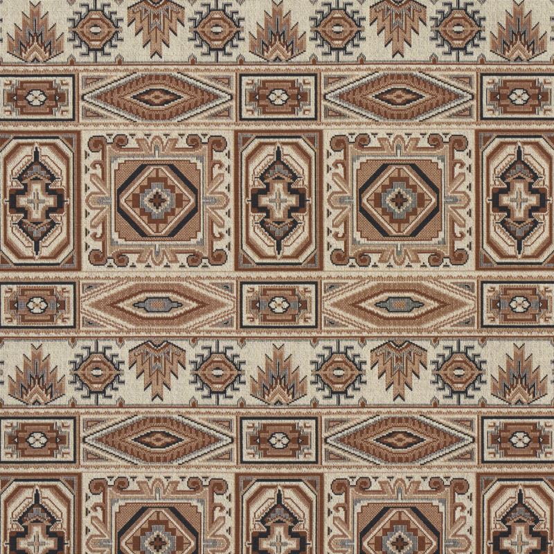 Schumacher Fabric 81332 Crowley Ã‰Pinglã‰ Brown