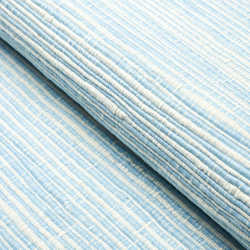 Schumacher Fabric 81372 Zeta Handwoven Texture Sky