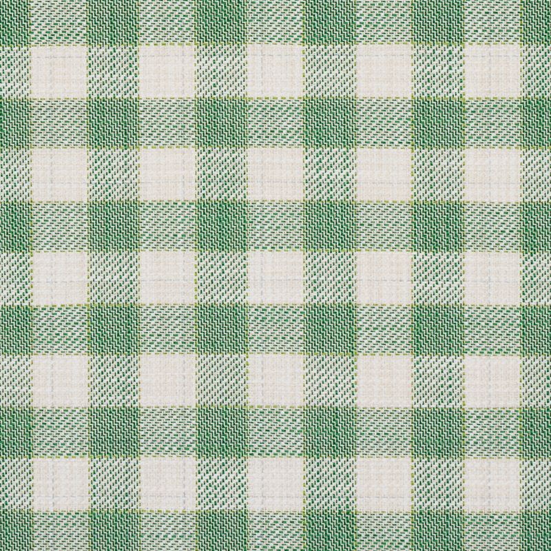 Schumacher Fabric 81411 Martina Plaid Indoor/Outdoor Green