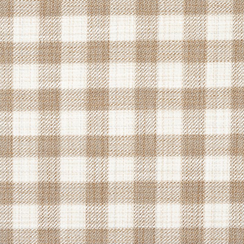 Schumacher Fabric 81412 Martina Plaid Indoor/Outdoor Natural