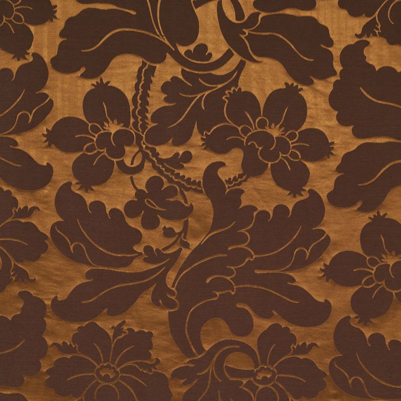 Schumacher Fabric 81461 Dandridge Damask Apollo Bronze