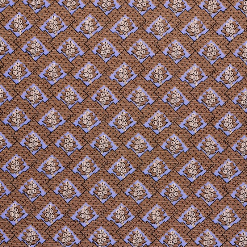 Schumacher Fabric 81601 Blair Silk Ã‰Pinglã‰ Charlton Brown