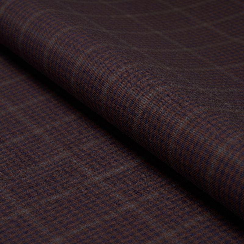 Schumacher Fabric 82332 Aldridge Wool Houndstooth Burgundy