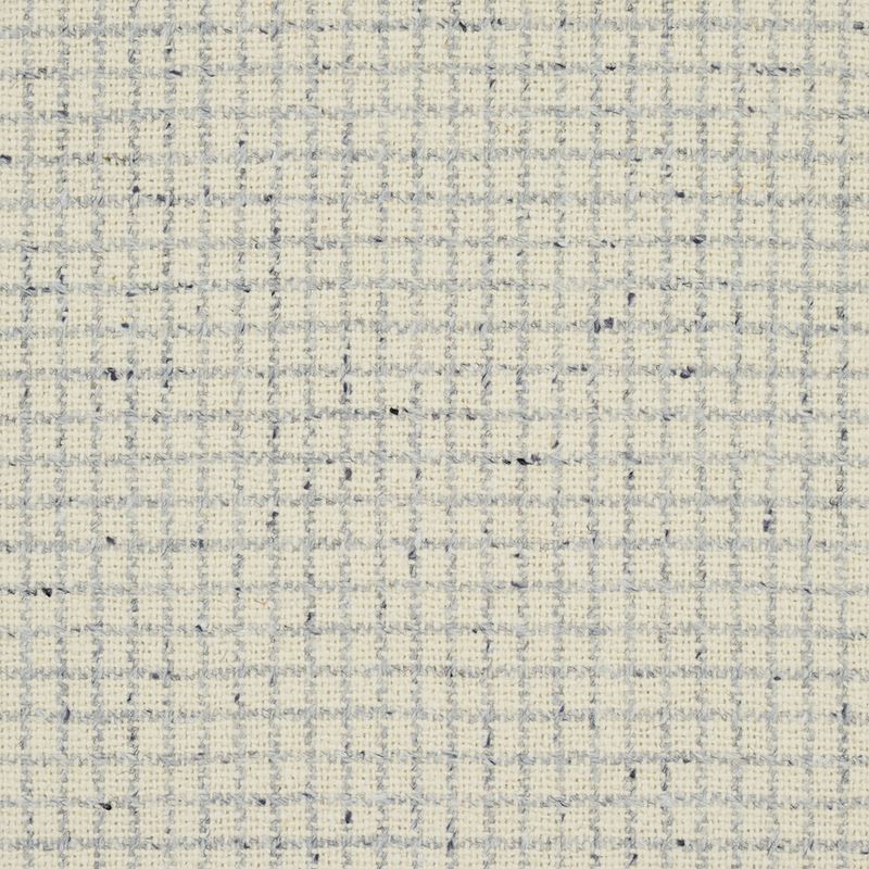 Schumacher Fabric 82350 Hudson Wool Check Ivory