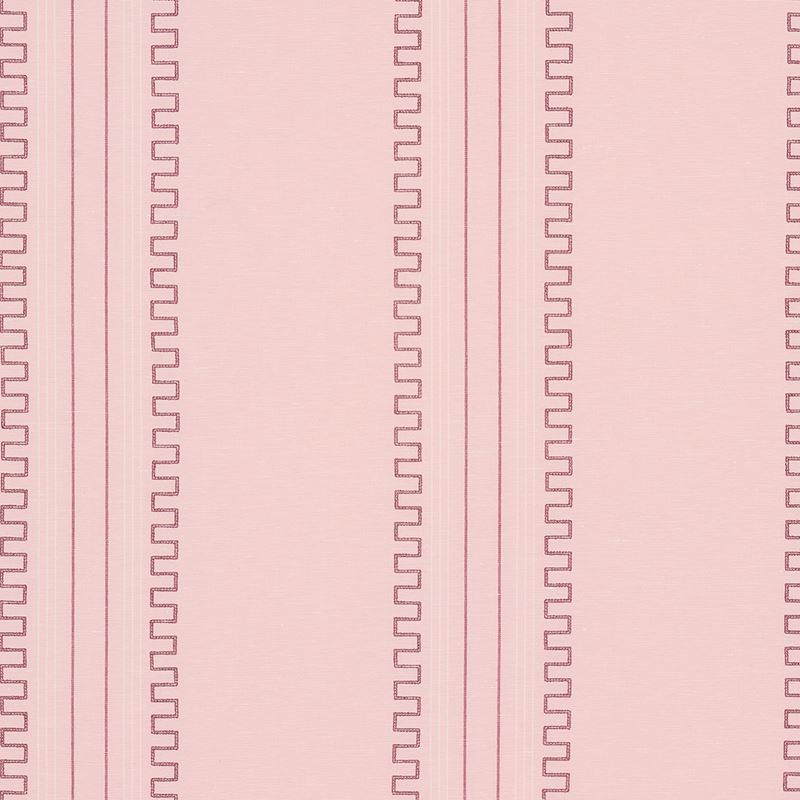 Schumacher Fabric 83233 Greco Stripe Pink
