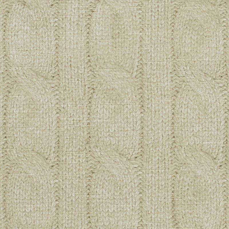 Phillip Jeffries Wallpaper 9064 Cable Knit Warm Chai on Cotton Canvas Linen