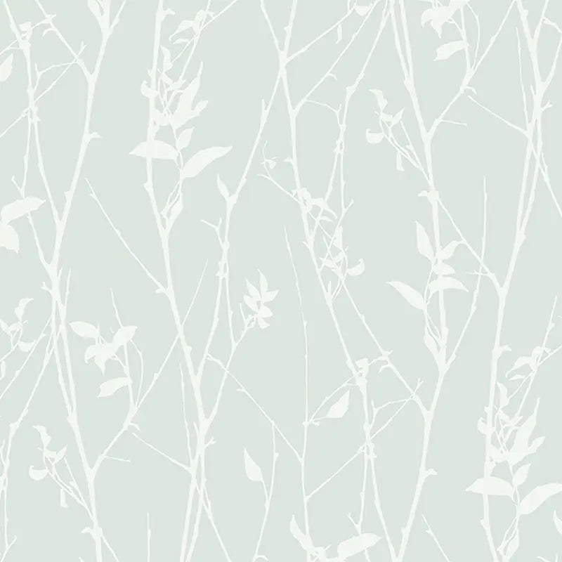 Schumacher Wallpaper 9320 Botanical Whisp Mineral