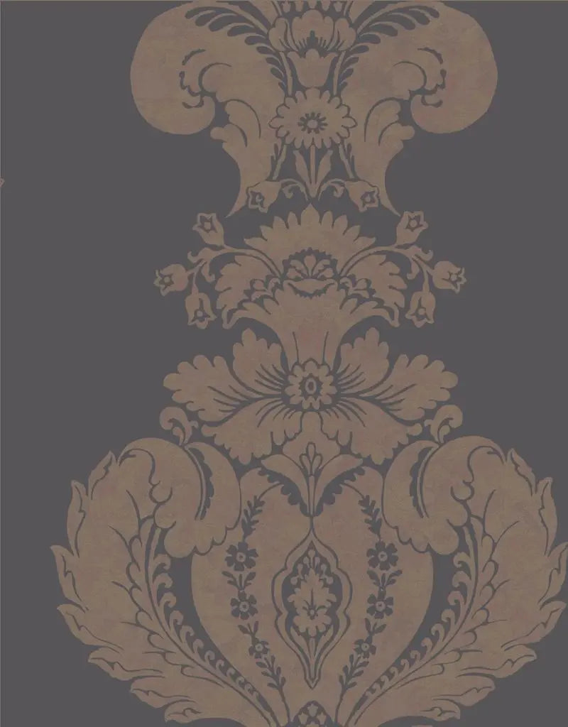 Cole & Son Wallpaper 94/1002.CS Baudelaire Black and Bronze