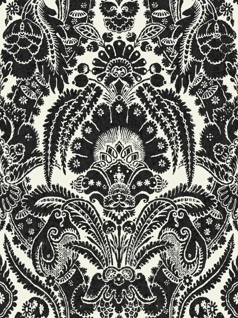 Cole & Son Wallpaper 94/2010.CS Chatterton Black and White