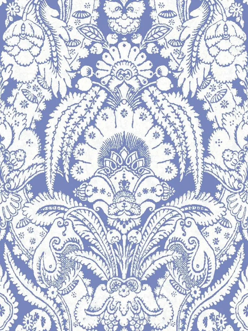 Cole & Son Wallpaper 94/2012.CS Chatterton Blue and White