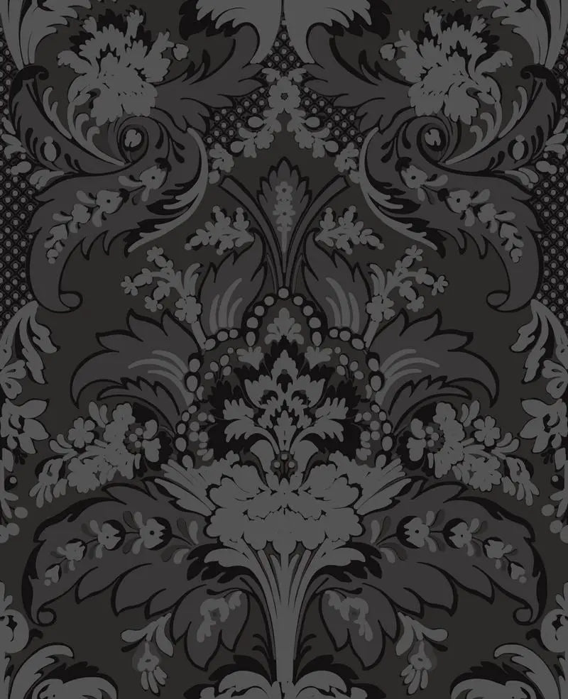 Cole & Son Wallpaper 94/5030.CS Aldwych Black and Graphite