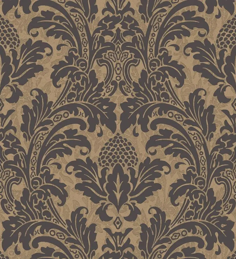 Cole & Son Wallpaper 94/6033.CS Blake Black and Gold