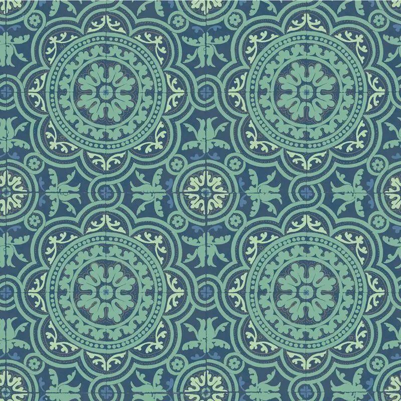 Cole & Son Wallpaper 94/8043.CS Piccadilly Teal and Gold