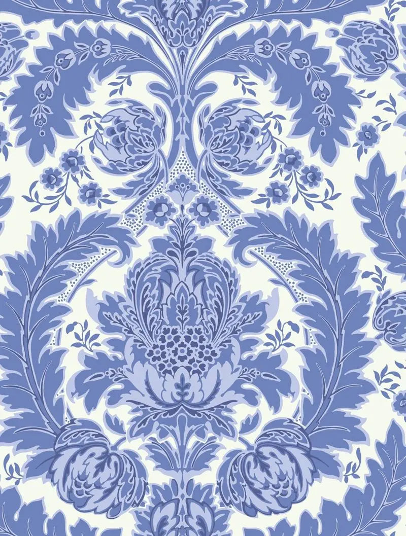 Cole & Son Wallpaper 94/9051.CS Coleridge Blue and White