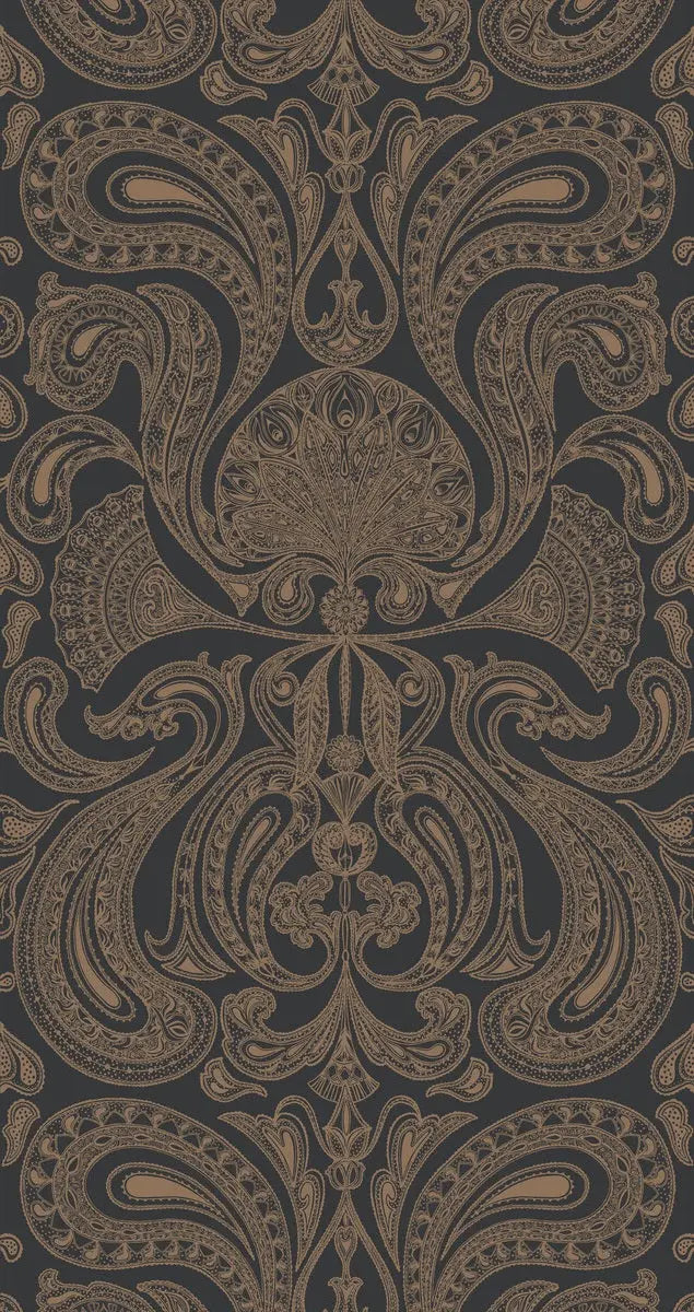 Cole & Son Wallpaper 95/7044.CS Malabar Bronze/Black