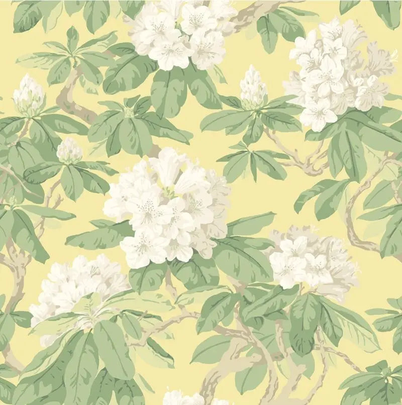 Cole & Son Wallpaper 99/4021.CS Bourlie Pale Lemon