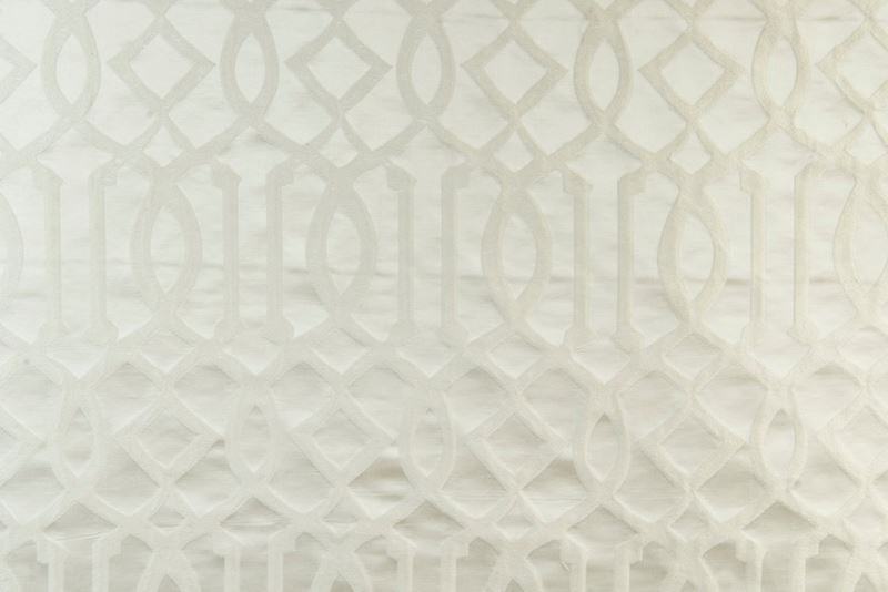 Scalamandre Fabric A9 00011870 Master Trellis Snow White