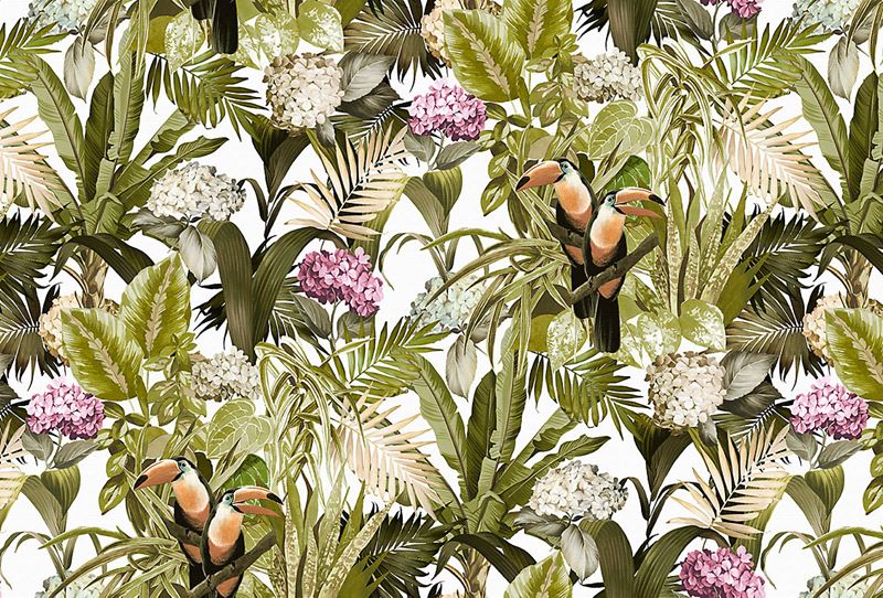 Scalamandre Fabric A9 0002BLOM Blooming Natural Sunlight