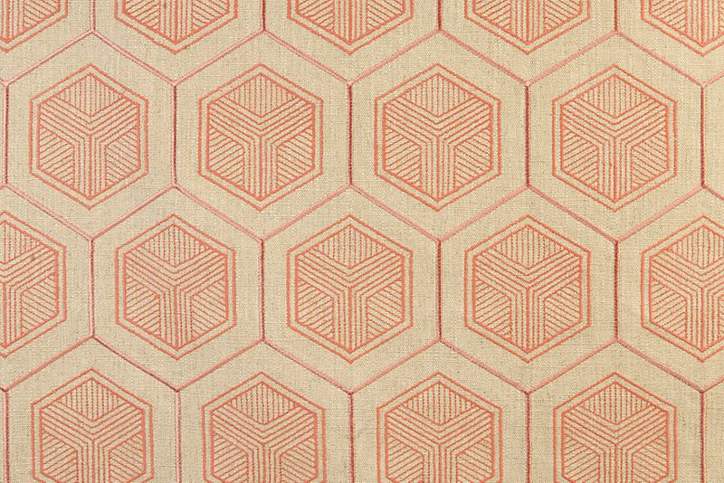 Scalamandre Fabric A9 00032001 Hexaddiction Bubble Gum