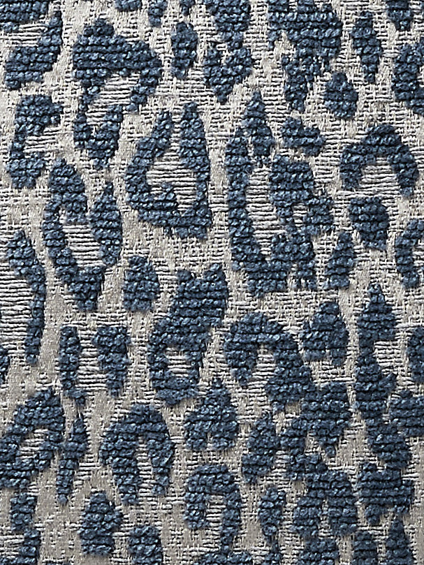 Scalamandre Fabric A9 0008LEOP Leopard Orion Blue