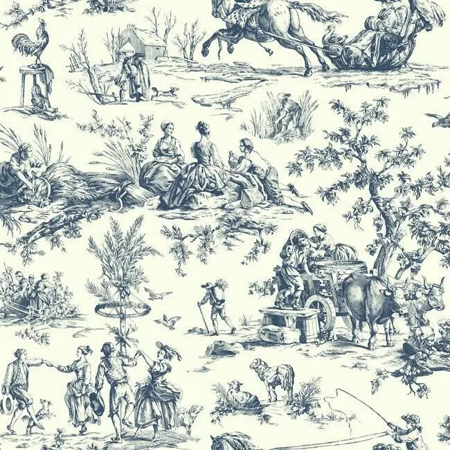 York AF2000 Ashford Toiles Seasons Toile Wallpaper