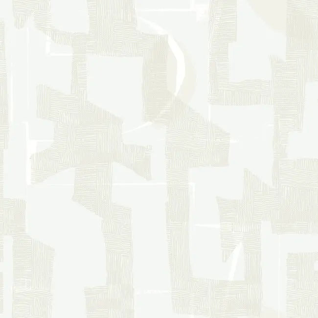 York AG2102 Dove & Sand Modern Tribal Wallpaper