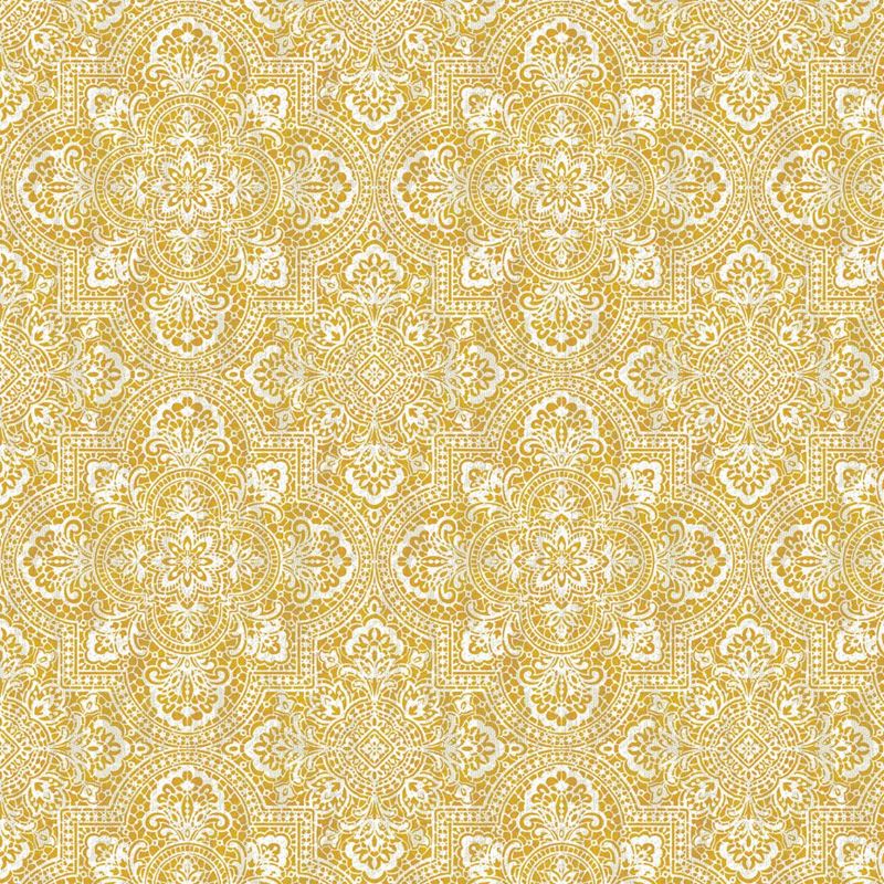 RM Coco Fabric Alsace Damask Goldenrod