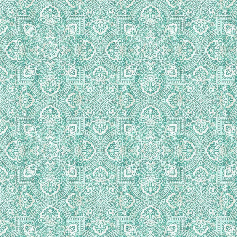 RM Coco Fabric Alsace Damask Sea Glass