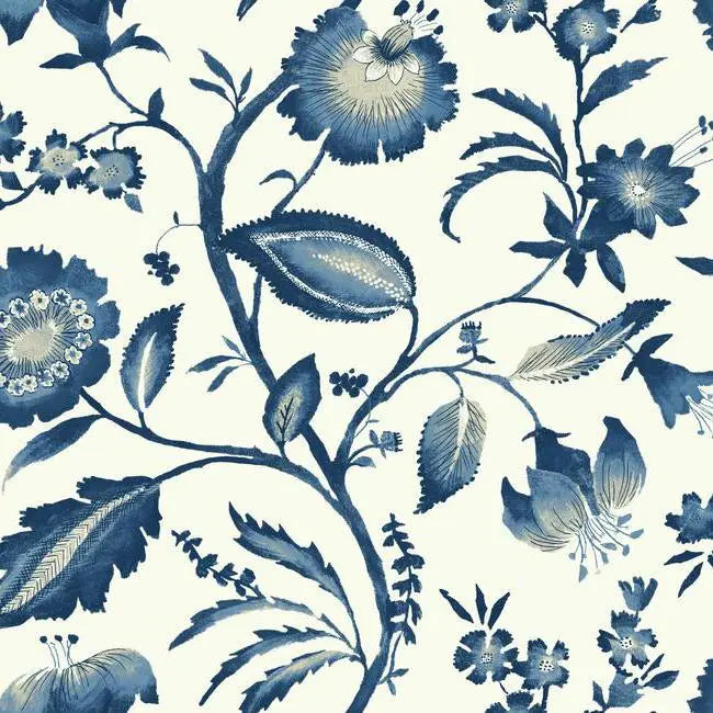 York AT7021 Tropics Watercolor Jacobean Wallpaper