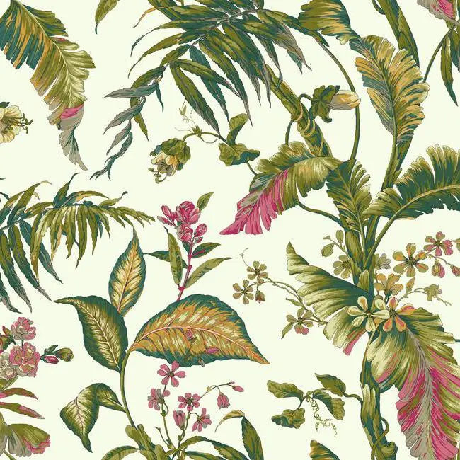 York AT7092 Tropics Fiji Garden Wallpaper