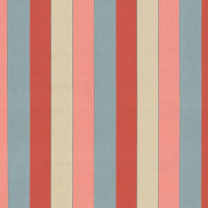 Kasmir Fabric Awning Stripe Coral