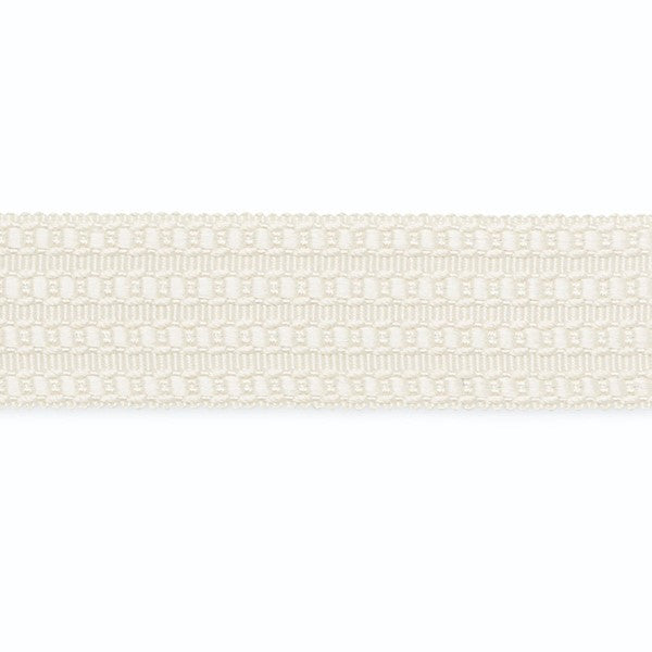 Schumacher Fabric Trim B101-1 Chambord Four-Row Gallion Cream