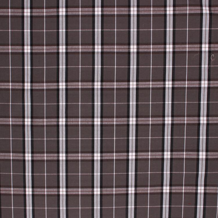 RM Coco Fabric BAXTER PLAID Charcoal