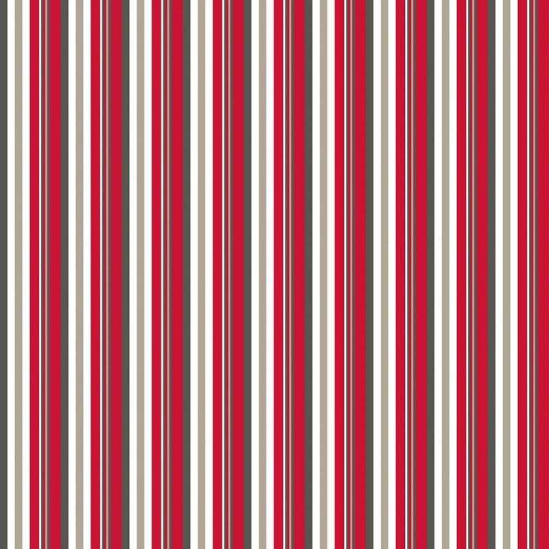 RM Coco Fabric Beachcomber Stripe Sea Coral