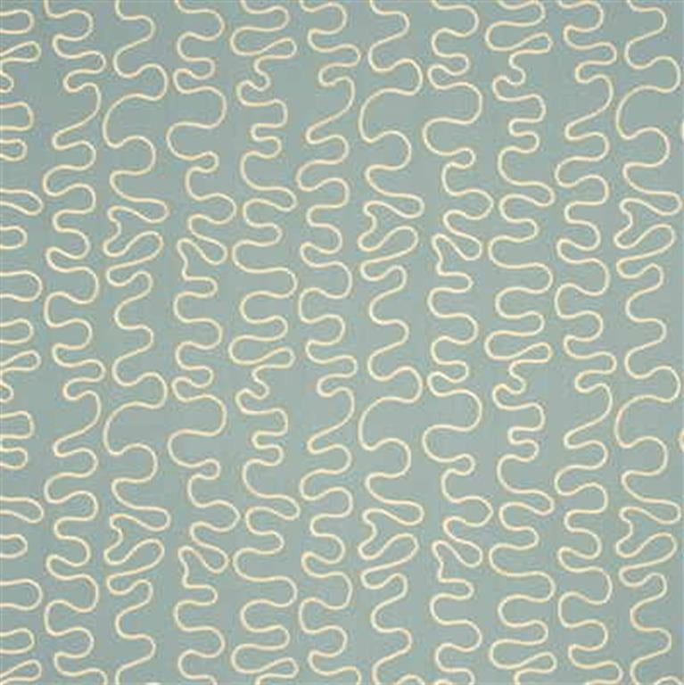 G P & J Baker Fabric BF10054.655 Wiggle Marine