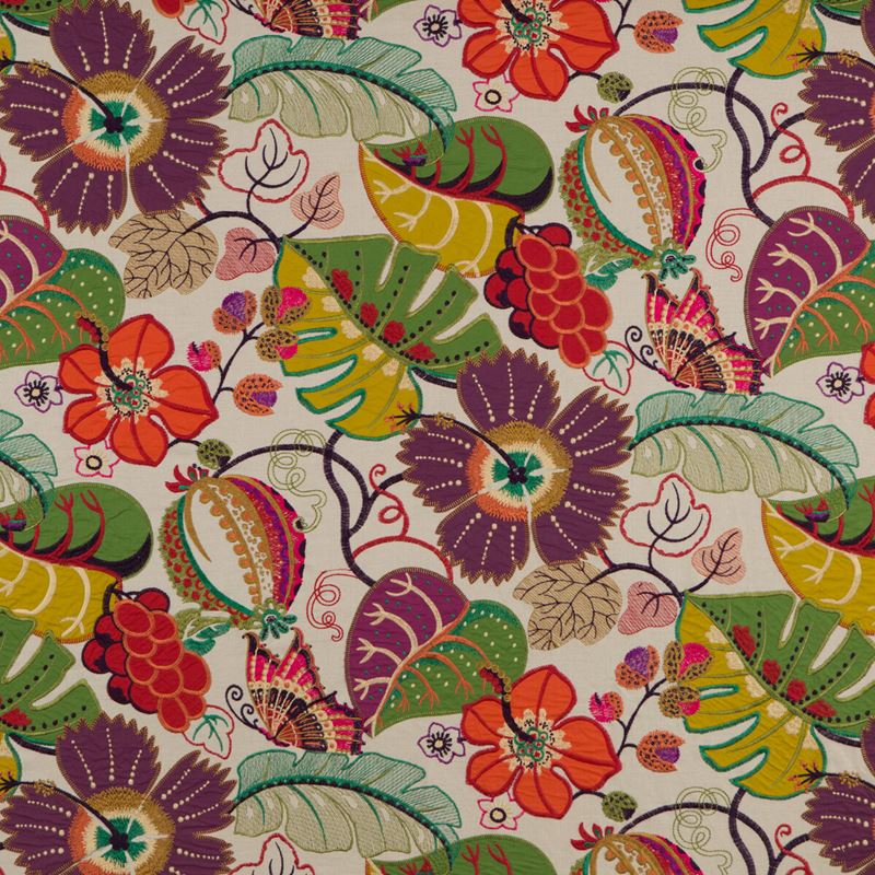 G P & J Baker Fabric BF10565.3 Botanical Garden Fig