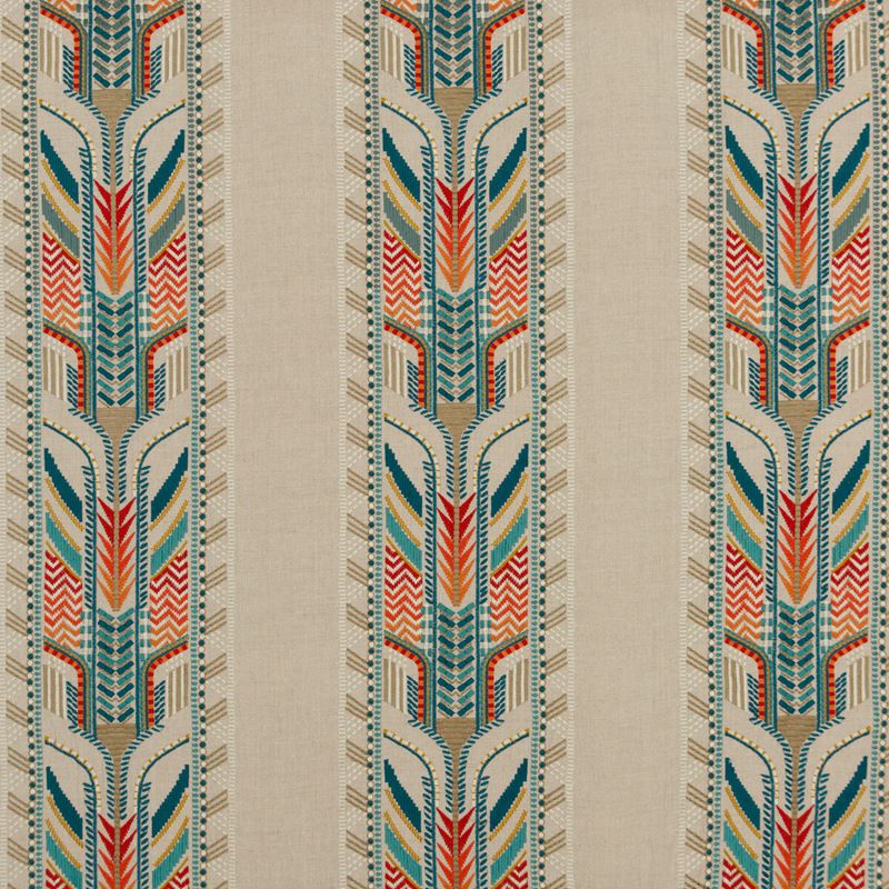 G P & J Baker Fabric BF10720.1 Trebizond Teal