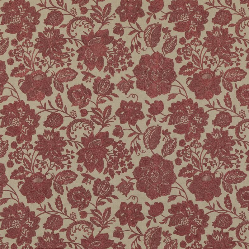 G P & J Baker Fabric BF10918.2 Berwick Red