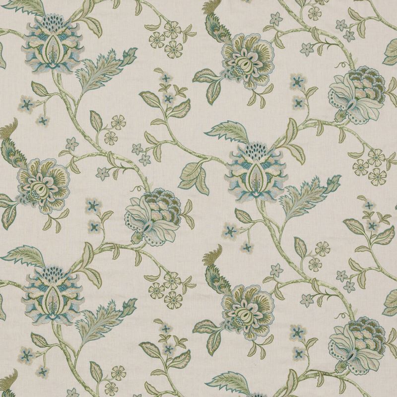 G P & J Baker Fabric BF10937.2 Sudbury Teal