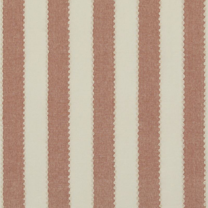 G P & J Baker Fabric BF10944.450 Ashmore Stripe Red