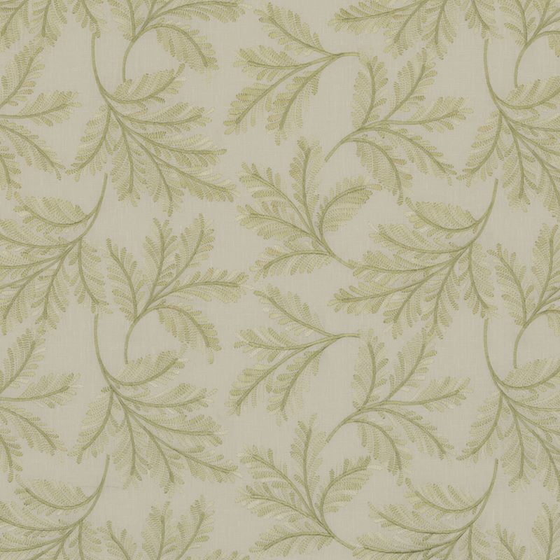 G P & J Baker Fabric BF10945.760 Chelsea Fern Spring Green