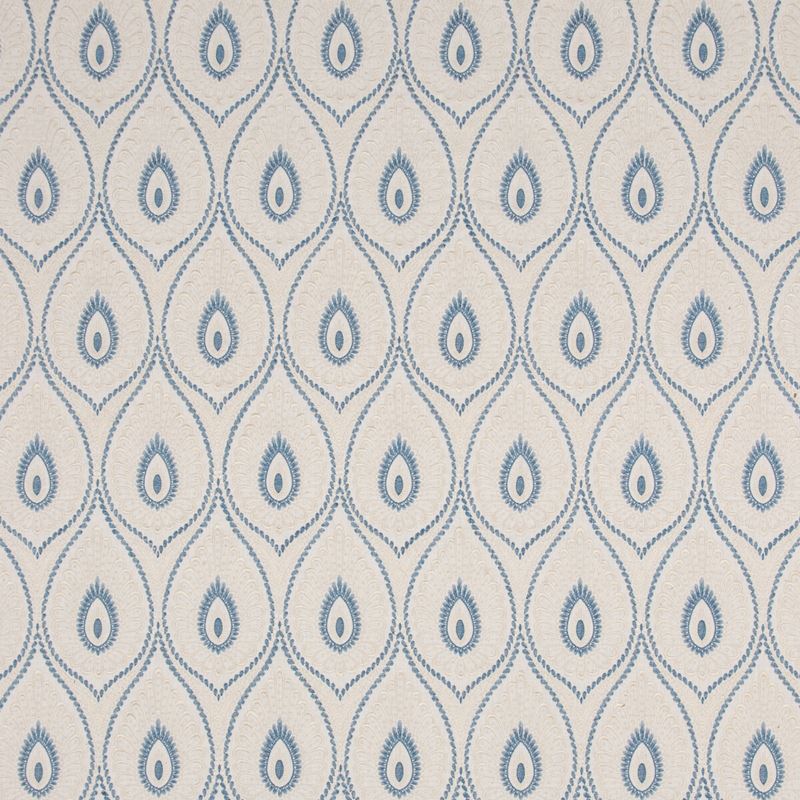 G P & J Baker Fabric BF10955.1 Ashmore Blue