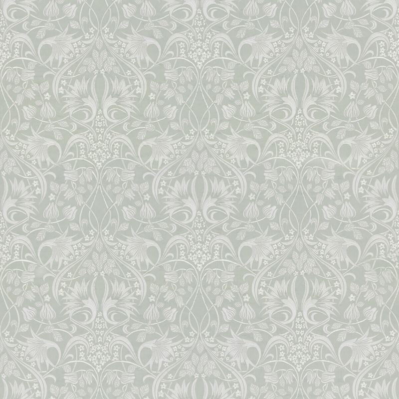 G P & J Baker Fabric BF10996.2 Fritillerie Embroidery Aqua