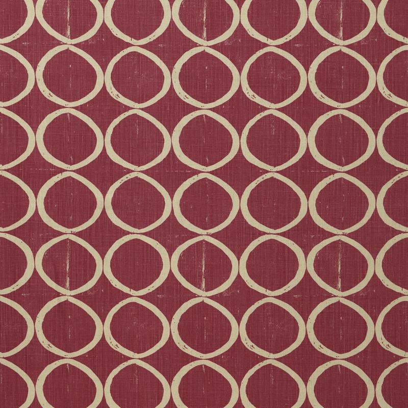 Lee Jofa Fabric BFC-3665.717 Circles Berry