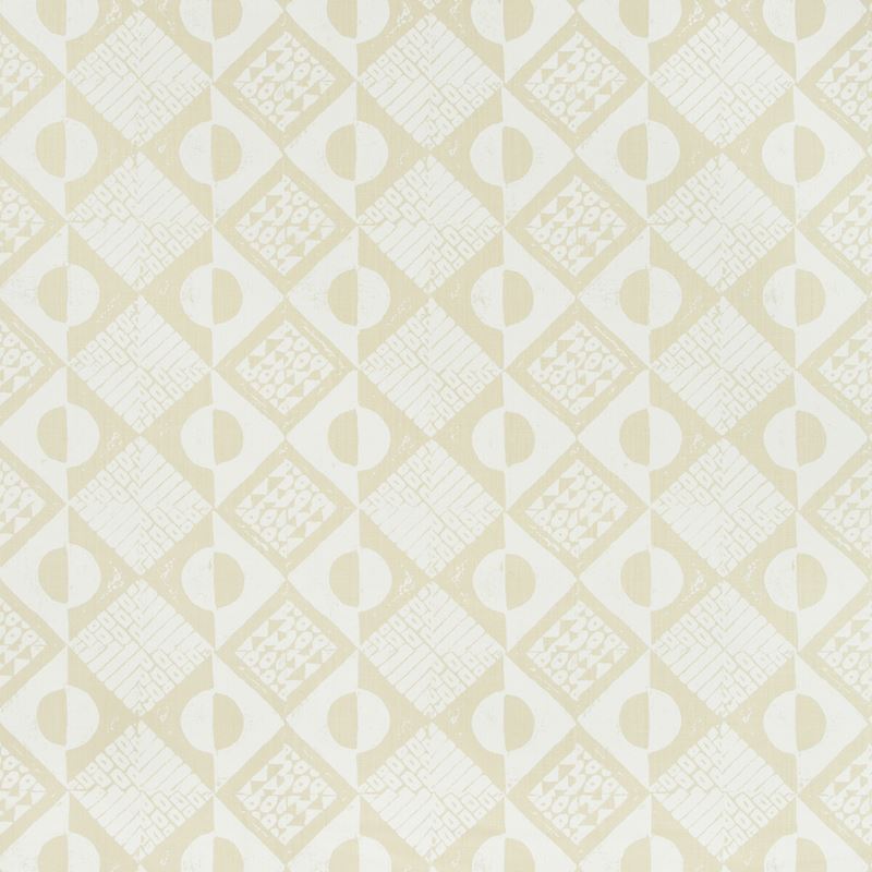 Lee Jofa Fabric BFC-3666.1 Circles and Squares Off White