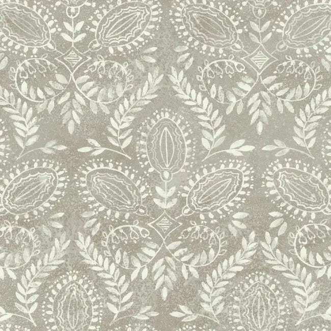 York BO6732 Laurel Damask Wallpaper