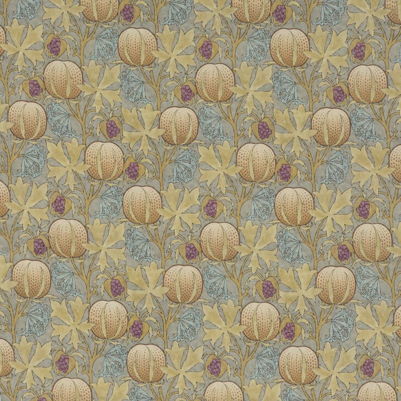 G P & J Baker Fabric BP10621.3 Pumpkins Teal