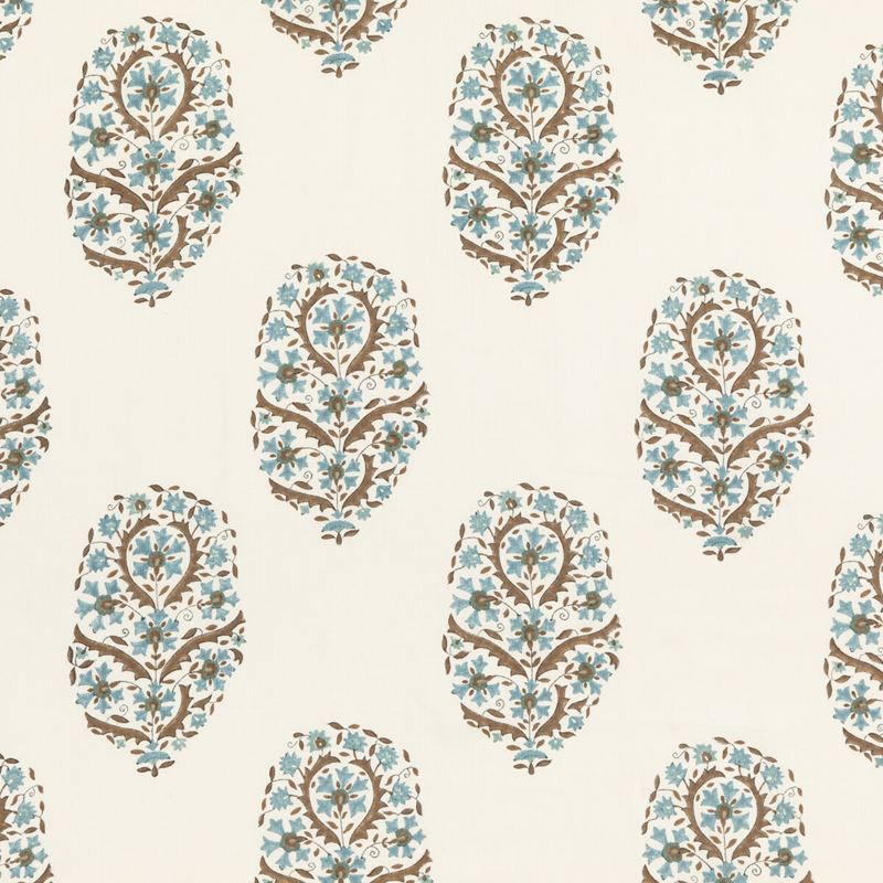 G P & J Baker Fabric BP10795.1 Aydon Teal