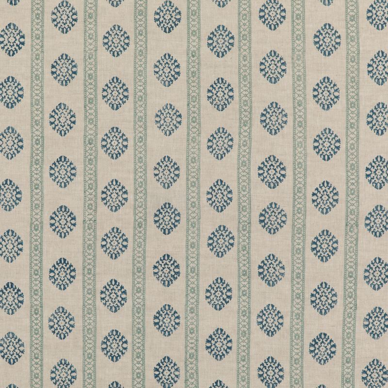 G P & J Baker Fabric BP10821.4 Alma Aqua